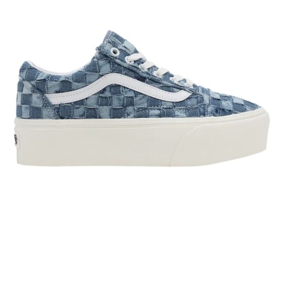 Vans Old Skool Stackform 'Woven Denim Size 9 Men 10.5 Women